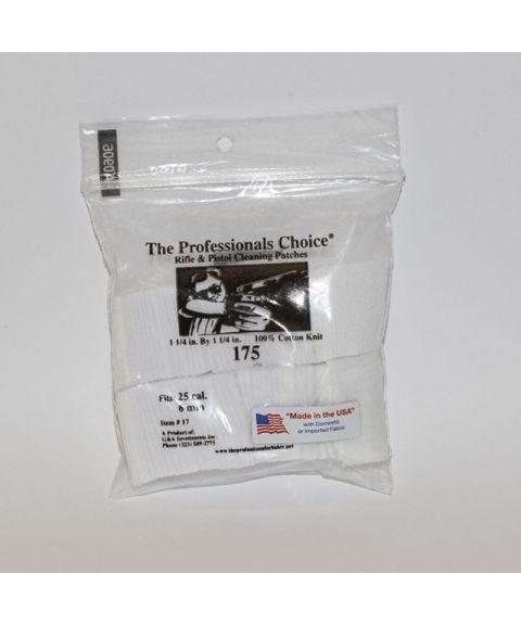 Pusselapper i Bomull Nr.17: Kaliber 25 cal./ 6mm