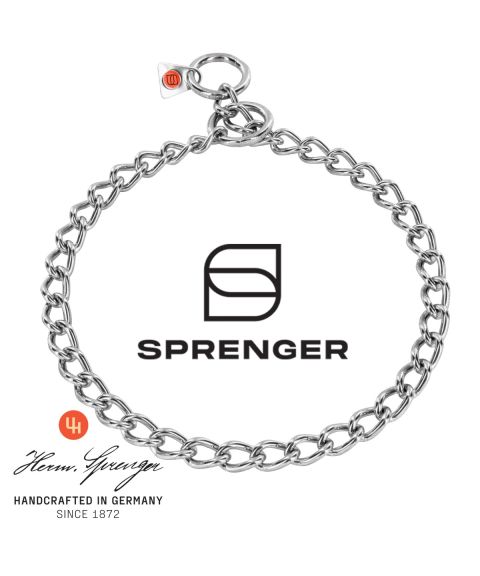 Sprenger Kjettinghalsbånd - Runde lenker - Rustfritt stål – 3,0 mm