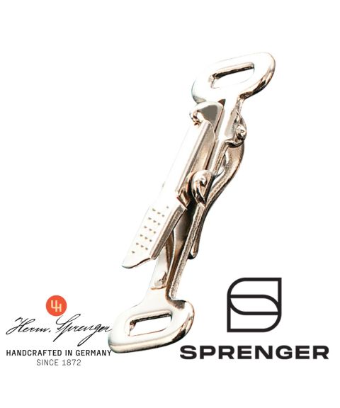 Sprenger Hurtigutløser – Forniklet stål – 90 mm (Indrebredde 15 mm)