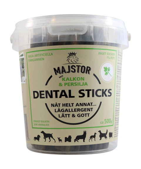 Majstor - Dental sticks Kalkun og persille 500g
